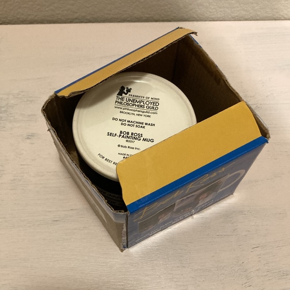 The Unemployed Philosophers Guild Bob Ross Heat Changing Ceramic Coffee Tea Mug - Picture 15 of 16